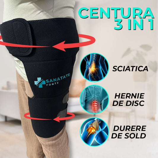 Centura Forte cu compresie 3 in 1