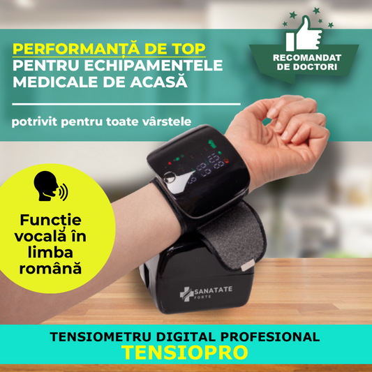 Tensiometru digital profesional TensioPro, cu functie vocala