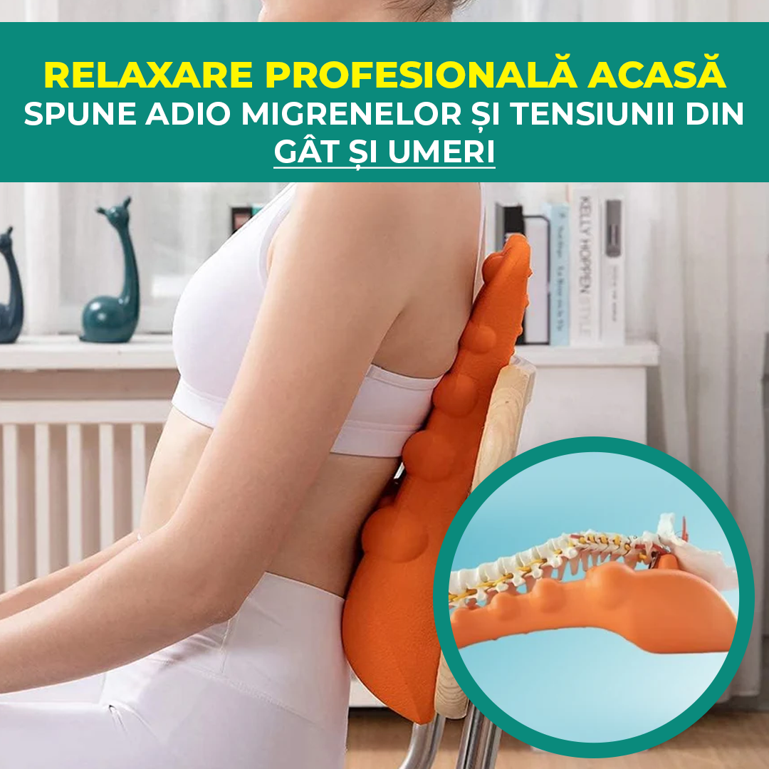 Aparat de masaj pentru puncte de declansare, spate și gât