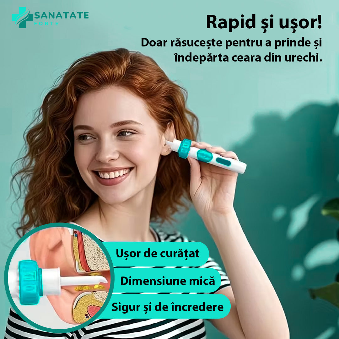 Aspirator electric pentru curatarea urechilor