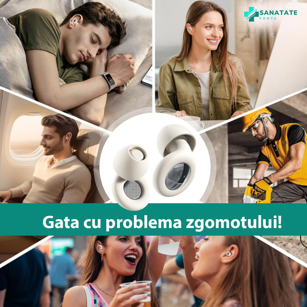 Dopuri de urechi, Protectii auditive silentioase din silicon, Reutilizabile