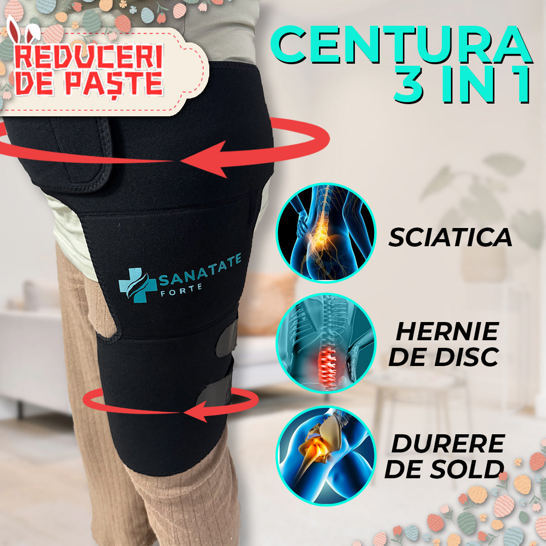 Centura Forte cu compresie 3 in 1