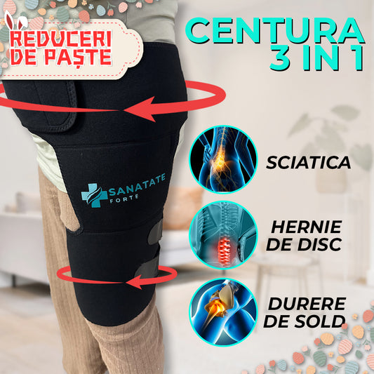 Centura Forte cu compresie 3 in 1