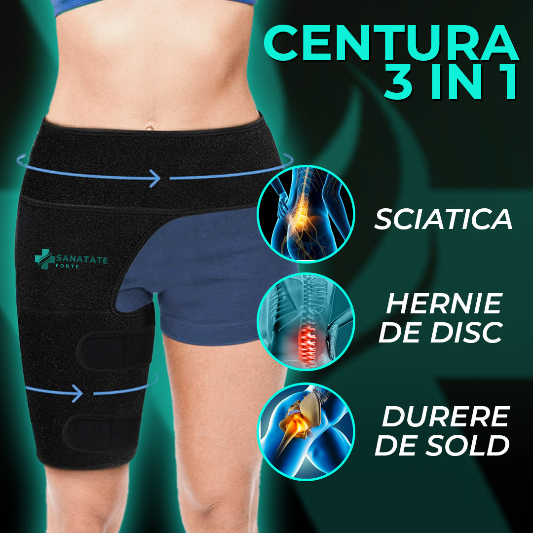 Centura Forte cu compresie 3 in 1