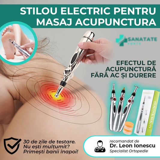 Stilou electric pentru masaj acupunctura