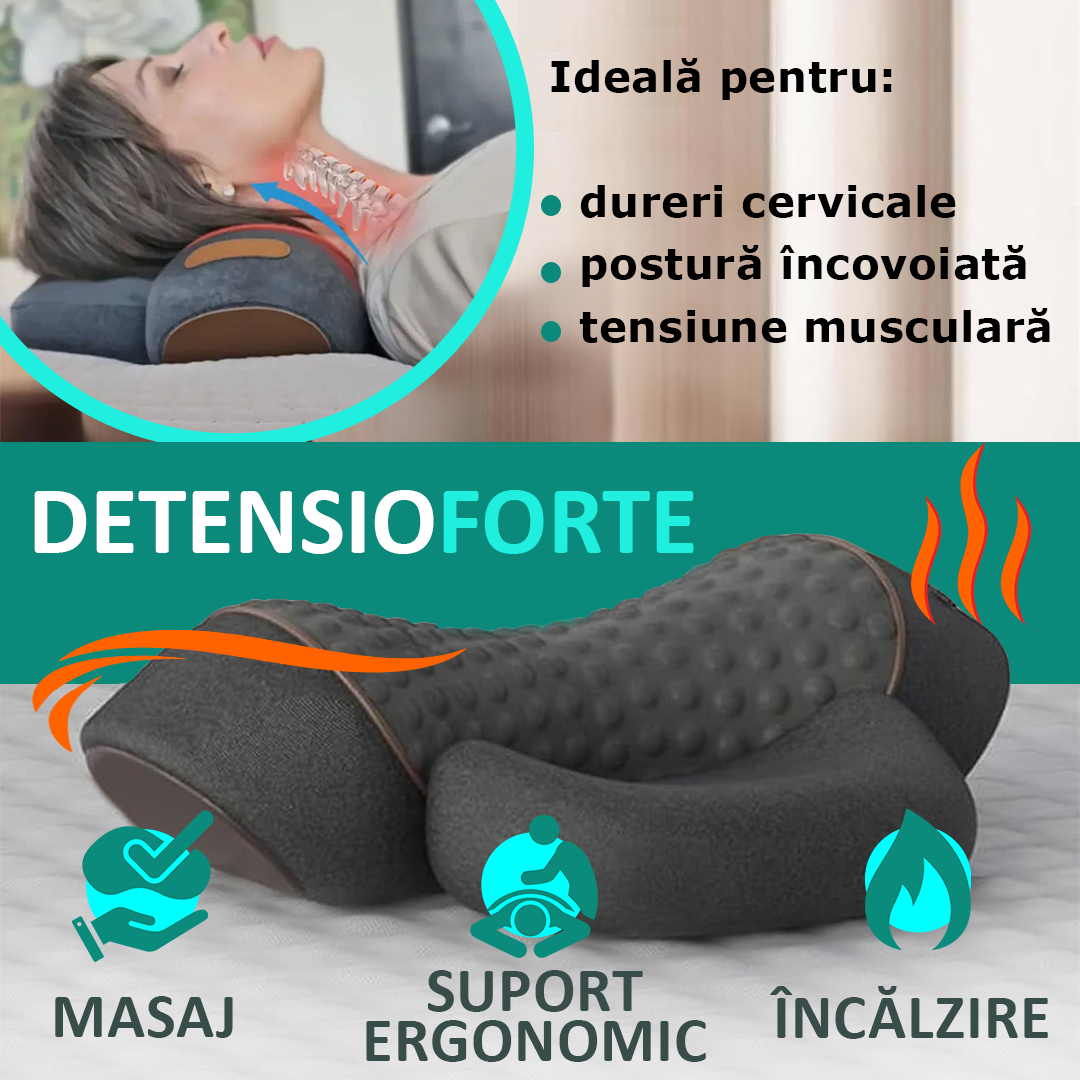 Aparat 3 in 1 DETENSIOFORTE, masaj cervical